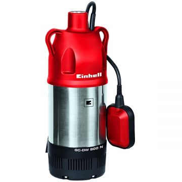 Einhell GC-DW 900 N - Pompa submersibila de drenaj apa curata 900 W 7 m 100 l/min carcasa inox flotor monofazata