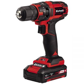 Einhell TC-CD 18/35 Li PXC - Masina de gaurit si insurubat cu 1 acumulator Li-Ion 18 V 1.5 Ah 35 Nm