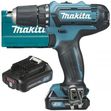 Makita DF333DSAE - Masina de gaurit si insurubat cu 2 acumulatori Li-Ion 12 V 2 Ah 30 Nm valiza plastic