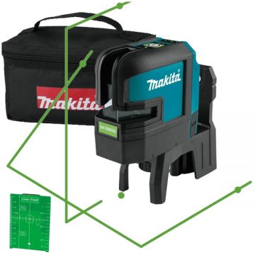 Makita SK106GDZ - Nivela laser cu linii si puncte 2 linii laser 35 m 4 puncte laser - m +/-0.3 mm/m geanta textila