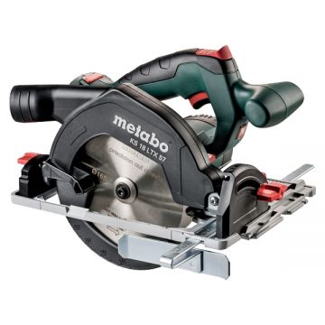 Metabo KS 18 LTX 57 - Fierastrau circular fara acumulatori si incarcator Li-Ion 18 V - Ah 165x20 mm