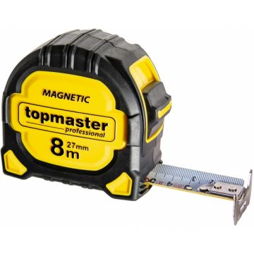 Topmaster 260200 - Ruleta banda din metal 8 m capat magnetic