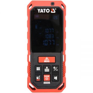 Yato YT-73126 - Telemetru laser 40 m +/-2 mm/m - valori memorate