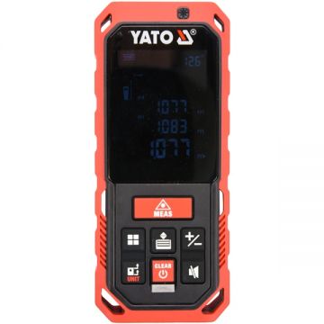 Yato YT-73127 - Telemetru laser 60 m +/-2 mm/m - valori memorate