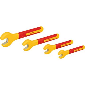 BOSCH Set de chei 4 piese (8-10-13-17 mm) până la 1000 V izolate CrV