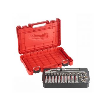 MILWAUKEE Set cheie 28 piese 1/2" 10-24 mm