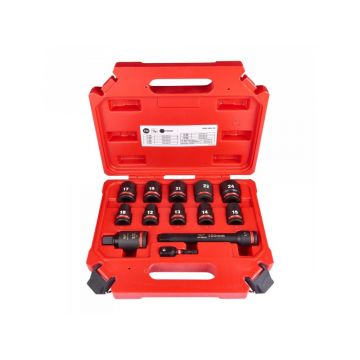 MILWAUKEE Set de prize pentru mașini 13 piese 1/2" 10-24 mm CrMo