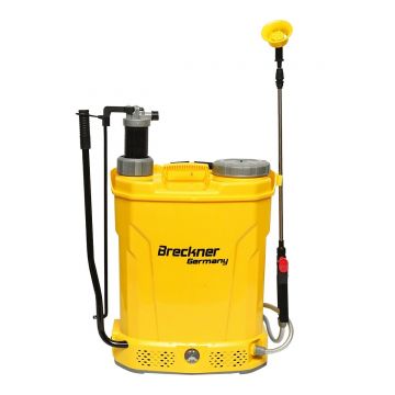 Pompa de stropit vermorel 2 in 1, manuala si electrica, rezervor 18L, baterie 12V 8Ah, debit 3.1 l/min, Cod: BK92935 Echivalență: DISEG27, Breckner Germany