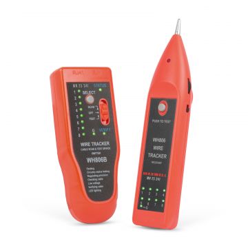 Tester pt. perechi de cabluri, cu LED. Tester cablu RJ45 Maxwell Digital