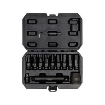 YATO Machine set de chei tubulare cu bit lung 12 piese Torx și Allen 1/2", 3/4" camion CrMo