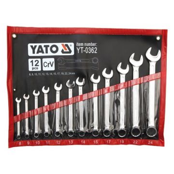 YATO Set cheie stelară 12 piese 8-24 mm CrV