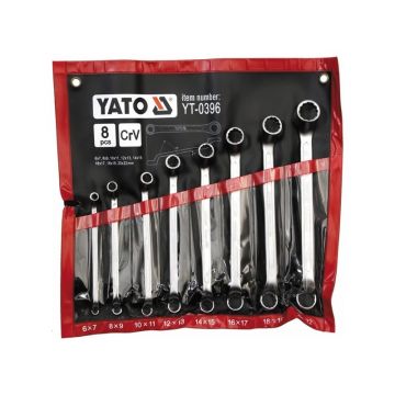 YATO Set de chei din 8 piese 6-22 mm CrV