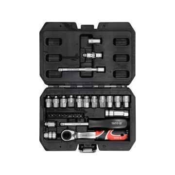 YATO Set de prize deschise 29 piese 1/4" Spline