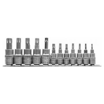 YATO Set mufe 12 piese Torx 1/4", 3/8" CrV