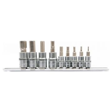 YATO Set mufe 9 piese Imbus 1/4", 3/8" CrV