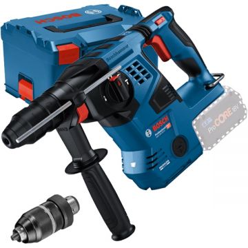 Bosch  GBH 18V-28 CF - Rotopercutor SDS-Plus fara acumulatori si incarcator Li-Ion 18 V - Ah 3.3 J mandrina interschimbabila valiza speciala