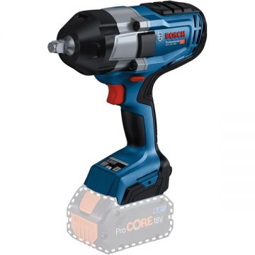 Bosch GDS 18V-1000 - Masina de insurubat cu impact fara acumulatori si incarcator Li-Ion 18 V - Ah patrat 1/2 inch 1000 Nm M14-M24