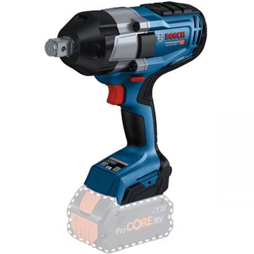 Bosch GDS 18V-1050 H - Masina de insurubat cu impact fara acumulatori si incarcator Li-Ion 18 V - Ah patrat 3/4 inch 1050 Nm M10-M24