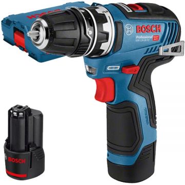 Bosch GSR 12V-35 FC - Masina de gaurit si insurubat cu 2 acumulatori Li-Ion 12 V 3 Ah 35 Nm valiza speciala