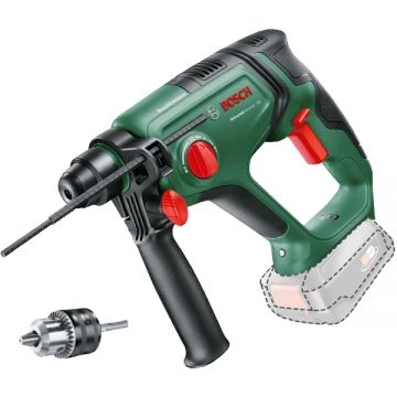 Bosch UniversalHammer 18V - Rotopercutor SDS-Plus fara acumulatori si incarcator Li-Ion 18 V - Ah 2 J accesorii