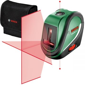 Bosch UniversalLevel 2 - Nivela laser cu linii si puncte 2 linii laser 10 m 1 punct laser 10 m 0.5 mm/m