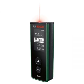 Bosch Zamo - Telemetru laser 25 m +/-2 mm/m 10 valori memorate