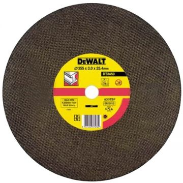 DeWalt DT3450 - Disc abraziv pentru debitator de metal 355x25.4x3 mm