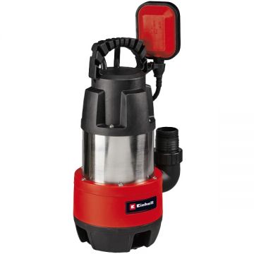 Einhell GC-DP 9040 N - Pompa submersibila de drenaj apa murdara 900 W 7 m 366.66 l/min carcasa inox flotor monofazata