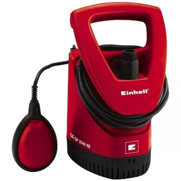 Einhell GE-SP 3546 RB - Pompa submersibila de drenaj apa curata 350 W 7 m 76 l/min carcasa plastic flotor monofazata