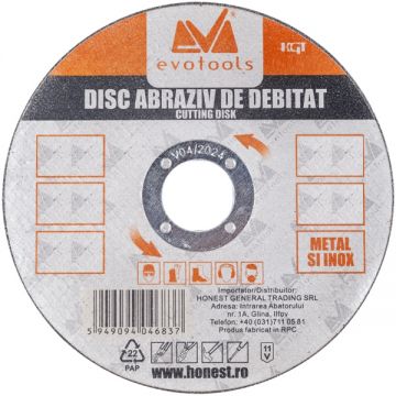 Evotools A36 - Disc abraziv pentru debitator de metal 355x22.2x3.2 mm