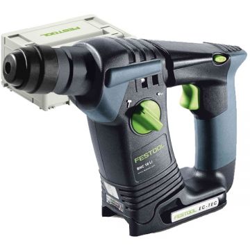 Festool BHC 18-Basic - Rotopercutor SDS-Plus fara acumulatori si incarcator Li-Ion 18 V - Ah 1.8 J valiza speciala