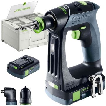 Festool CXS 18 C 30-Set - Masina de gaurit si insurubat cu 2 acumulatori Li-Ion 18 V 3 Ah 40 Nm valiza speciala accesorii