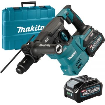 Makita HR009GM201 - Rotopercutor SDS-Plus cu 2 acumulatori Li-Ion 40 V 4 Ah 3.9 J valiza plastic