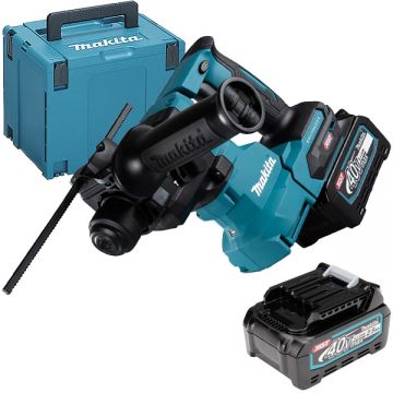 Makita  HR010GD201 - Rotopercutor SDS-Plus cu 2 acumulatori Li-Ion 40 V 2.5 Ah 2.1 J valiza speciala