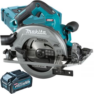 Makita HS004GM202 XGT - Fierastrau circular cu 2 acumulatori Li-Ion 40 V 4 Ah 190x- mm valiza speciala