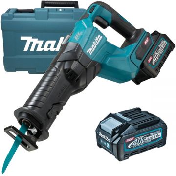 Makita JR001GM201 XGT - Fierastrau sabie cu 2 acumulatori Li-Ion 40 V 4 Ah valiza plastic