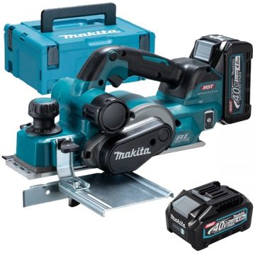 Makita  KP001GM201 - Rindea cu 2 acumulatori Li-Ion 40 V 4 Ah 82 mm valiza speciala