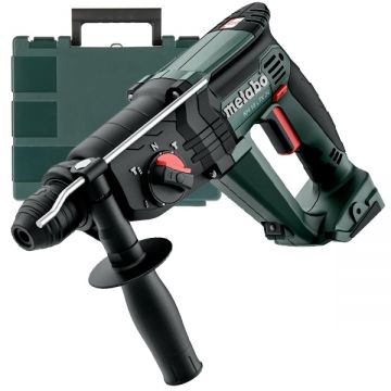 Metabo KH 18 LTX 24 - Rotopercutor SDS-Plus fara acumulatori si incarcator Li-Ion 18 V - Ah 2.1 J valiza plastic