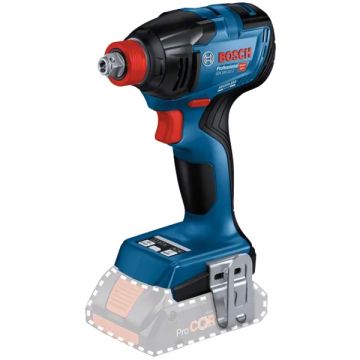 Bosch GDX 18V-210 C - Masina de insurubat cu impact fara acumulatori si incarcator Li-Ion 18 V - Ah patrat 1/2 inch si hexagon interior 1/4 inch 210 Nm M6-M16