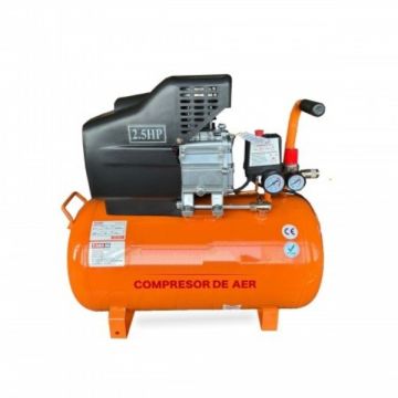 Compresor aer cu transmisie directa, 8 Bari, 1.5kW-24L