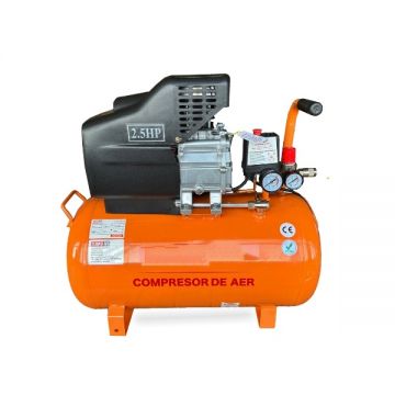 Compresor aer cu transmisie directa,8 Bari, 1.8kW, 50L