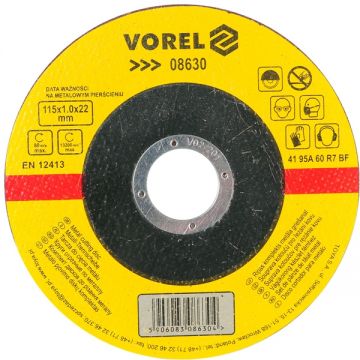 Vorel 08630 - Disc taiere metal 115x22.2x1 mm 1 buc