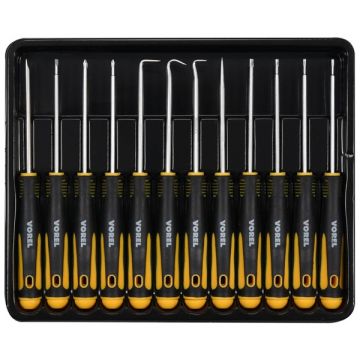 Vorel 64555 - Set surubelnite cu profil mixt 12 bucati