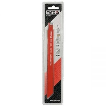 Yato YT-33933 - Set panze fierastrau sabie bimetal 225 mm 10 dinti/inch dantura standard 2 bucati