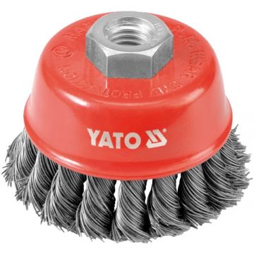 Yato YT-4767 - Perie oala 60x- mm fir rasucit -