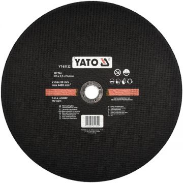 Yato YT-61132 - Disc abraziv pentru debitator de metal 355x25.4x3.2 mm