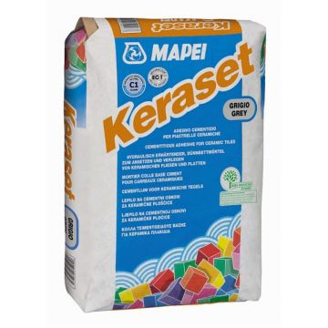 Adeziv pentru placi ceramice Mapei Keraset, gri, 25 kg