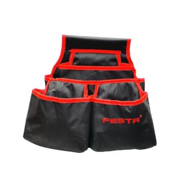 FESTA Belt clip-on unghii și instrumente sac 4 buzunare