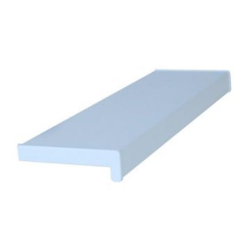 Glaf PVC pentru interior, alb, 300 x 3000 mm