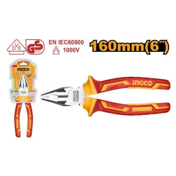 INGCO Clește combinat 160 mm izolat până la 1000 V